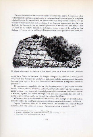 LAMINA V34701: Talaiot a Son Morell, Mallorca