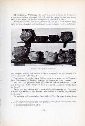 LAMINA V34702: Ceramica del sepulcre de Guissona