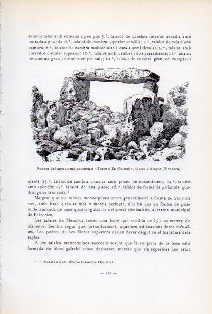 LAMINA V34705: Torre d'En Galmes al sud d'Alayor, Menorca