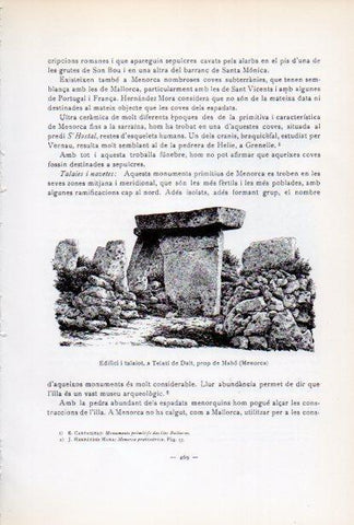 LAMINA V34706: Edifici i talaiot a Telati de Dalt, Menorca
