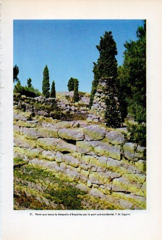 LAMINA V34718: Paret de la Neopolis d'Empuries