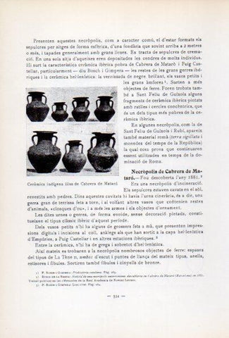 LAMINA V34719: Ceramica indigena de Cabrera de Mataro
