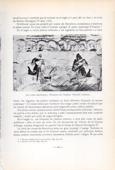 LAMINA V34559: Una justa cavalleresca, miniatura