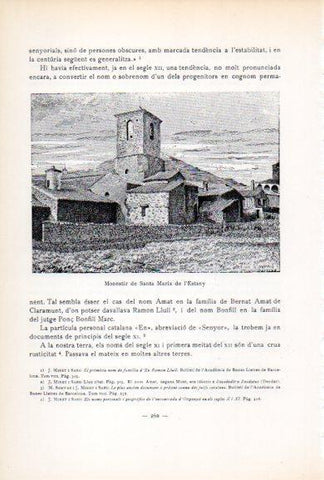 LAMINA V34567: Monastir de Santa Maria de l'Estany