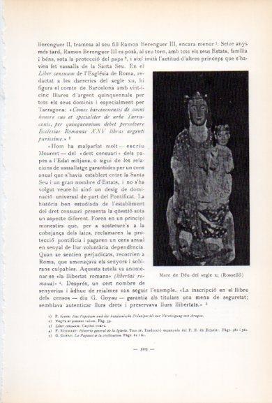 LAMINA V34575: Mare de Deu segle XI, Rosello