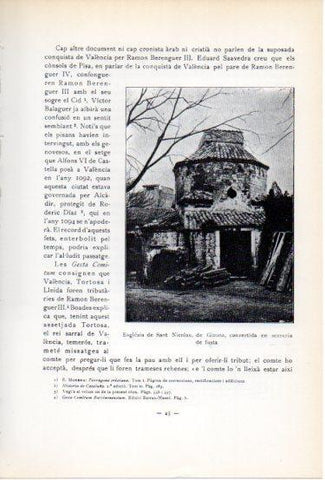 LAMINA V34525: Esglesia de Sant Nicolau, Girona