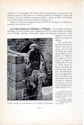 LAMINA V34528: Escultura de la Catedral de Barcelona