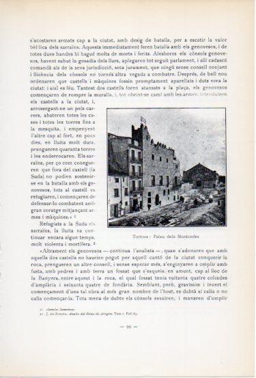 LAMINA V34534: Palau dels Montcades, Tortosa
