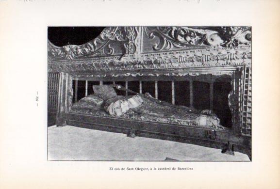 LAMINA V34577: El cos de Sant Ologuer, Catedral de Barcelona