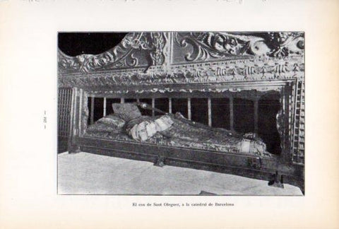 LAMINA V34577: El cos de Sant Ologuer, Catedral de Barcelona