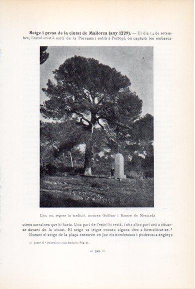 LAMINA V34611: Lloc on moriren Guillem  i Ramon de Montcada