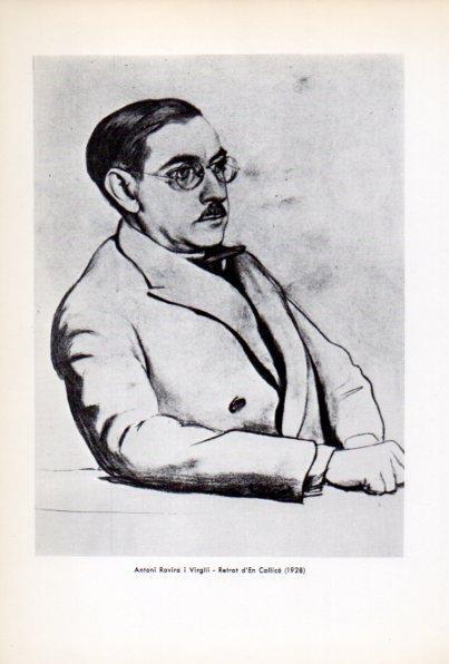 LAMINA V34620: Antoni Rovira i Virgili retrat d'En Callico 1928