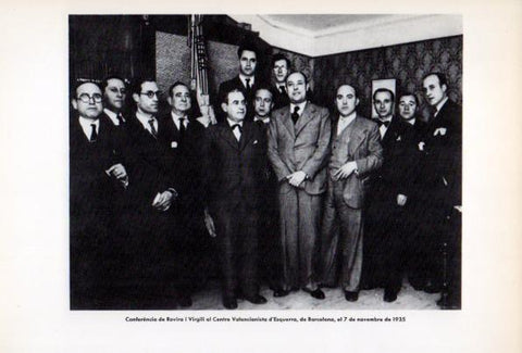 LAMINA V34623: Conferencia de Rovira i Virgili al Centre Valencianista d'Esquerra, Barcelona 1935