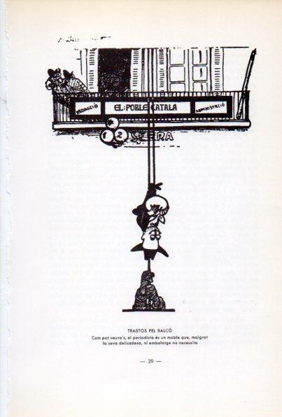 LAMINA V34630: Caricatura Trastos pel balco