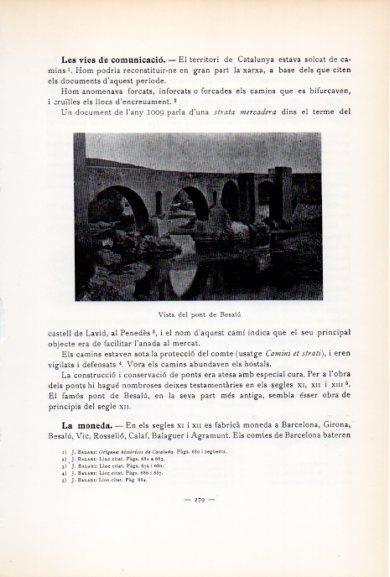 LAMINA V34580: Vista del pont de Besalu