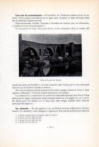 LAMINA V34580: Vista del pont de Besalu