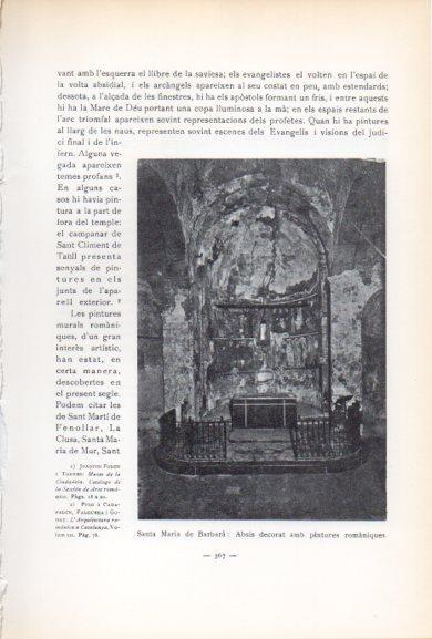 LAMINA V34587: Santa Maria de Barbara absis