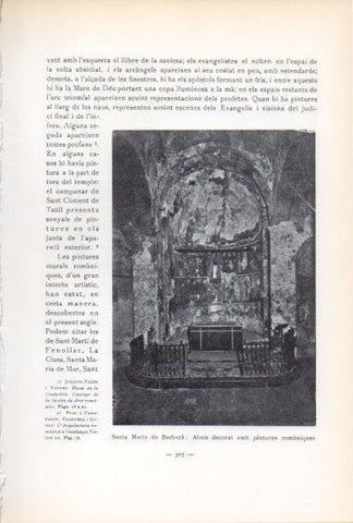 LAMINA V34587: Santa Maria de Barbara absis