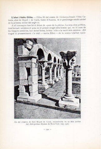 LAMINA V34589: Ala del claustre de Sant Miquel de Cuixa