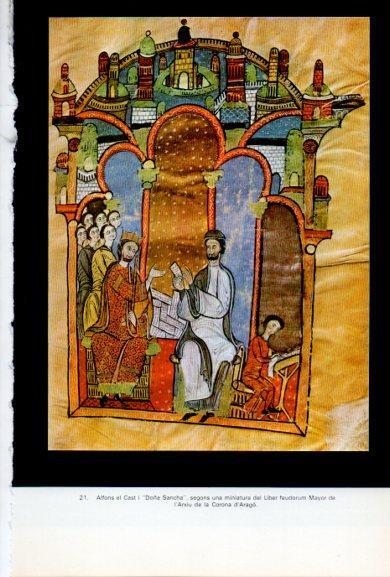LAMINA V34602: Alfons el Cast i Doña Sancha del Liber feudorum Mayor