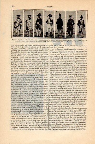 LAMINA V35140: Capitanes de Castilla, Soria, Cantabria y Cuba