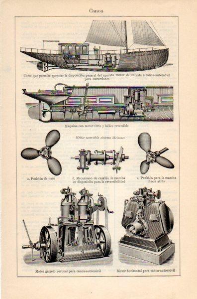 LAMINA V35126: Canoa