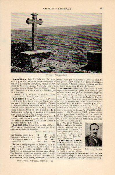 LAMINA V35111: Vista de Capdenac, Francia