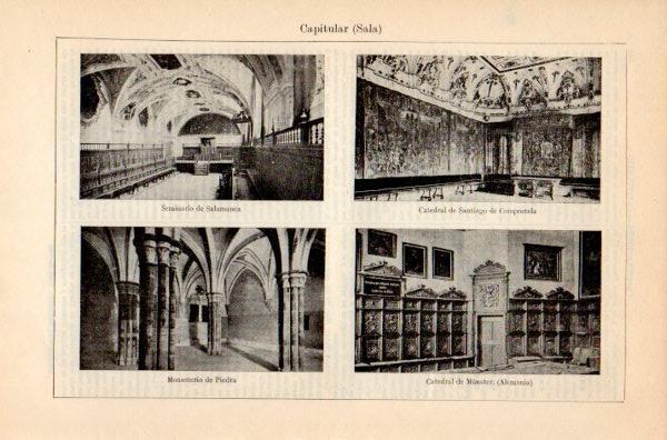 LAMINA V35141: Sala capitular de Salamanca Catedral de Santiago y Munster