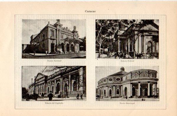 LAMINA V35171: Edificios en Caracas, Venezuela