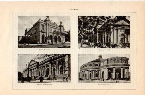 LAMINA V35171: Edificios en Caracas, Venezuela