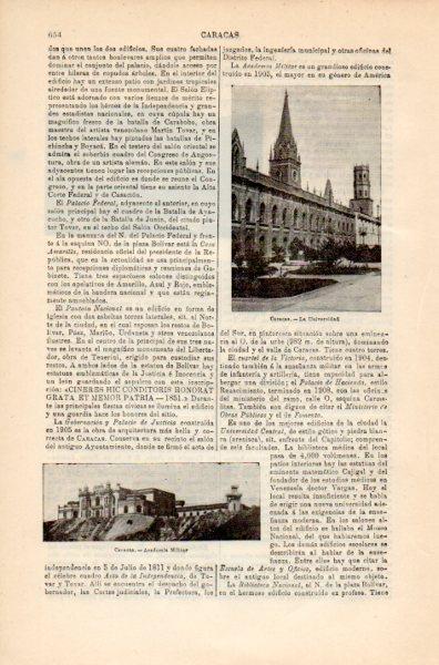 LAMINA V35164: La Universidad y Academmia Militar en Caracas