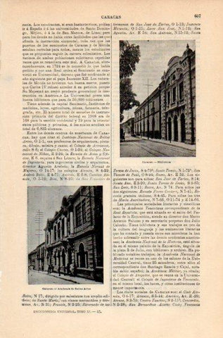 LAMINA V35162: Biblioteca y Academia Bellas Artes de Caracas