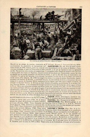 LAMINA V35109: Los canteros por Alfredo F. Roll