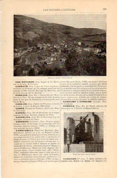 LAMINA V35089: Vista general de Cangas de Tineo, Asturias