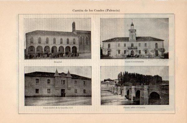 LAMINA V35277: Vistas de Carrion de los Condes, Palencia