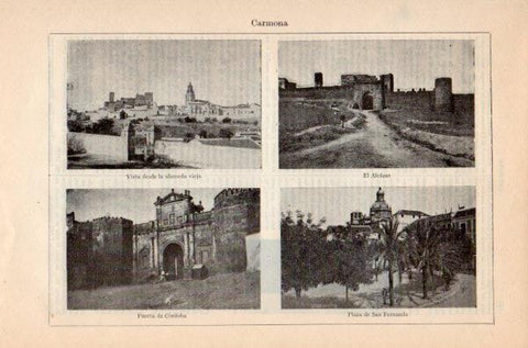 LAMINA V35274: Vistas de Carmona, Sevilla