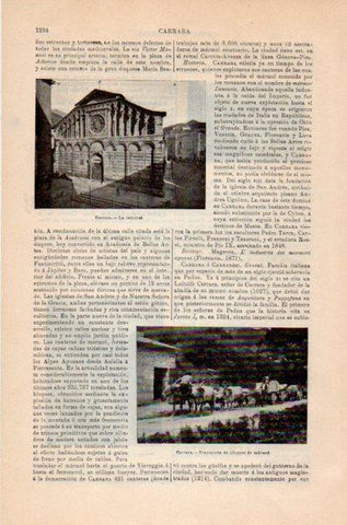 LAMINA V35273: Catedral de Carrara