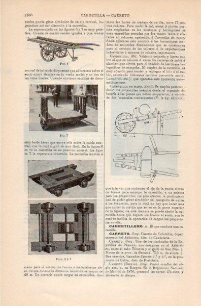 LAMINA V35265: Carretilla
