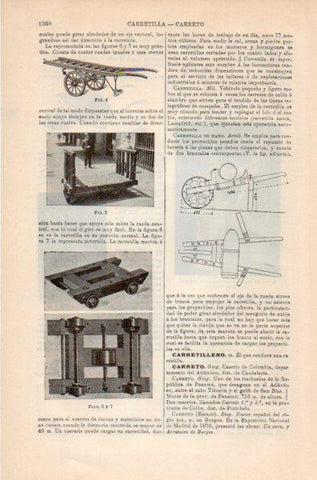 LAMINA V35265: Carretilla