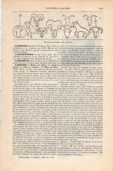 LAMINA V35255: Filigranas con carneros