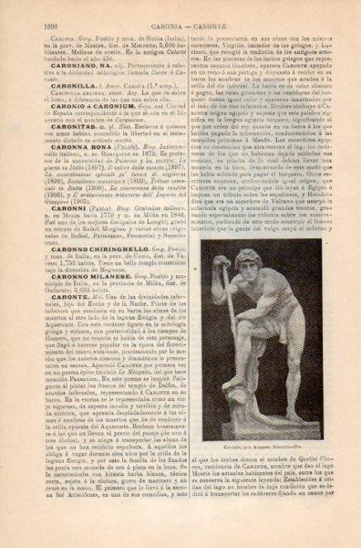 LAMINA V35258: Caronte por A. Schreitmuller