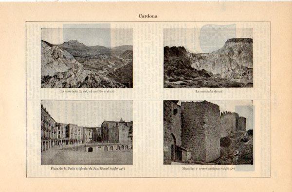 LAMINA V35201: Vistas de Cardona, Barcelona