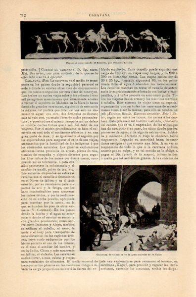 LAMINA V35185: Caravana de tibetanos en Gran Muralla China