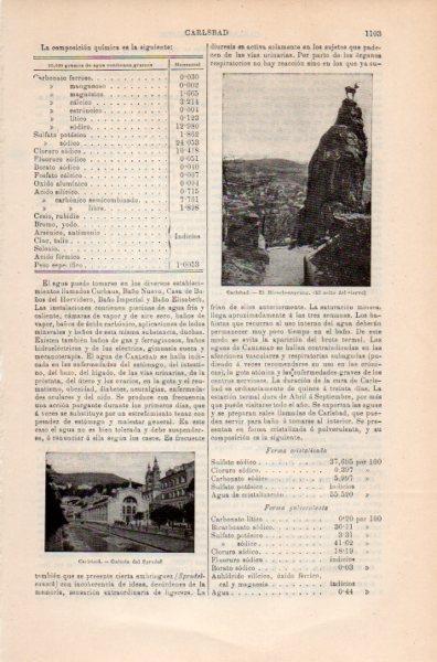 LAMINA V35248: Galeria del Sprudel en Carlsbad, Bohemia
