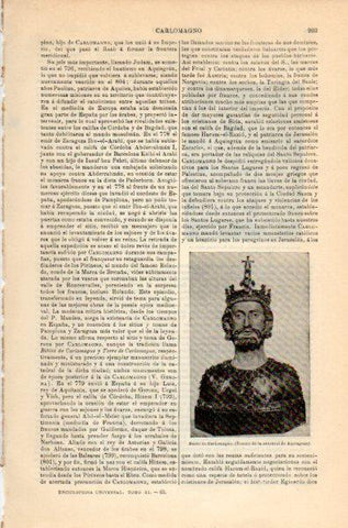 LAMINA V35218: Busto de Carlomargo, Aquisgran