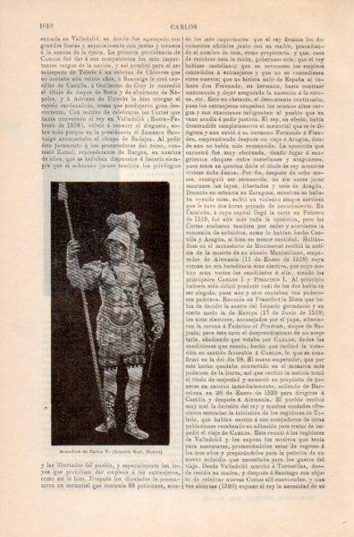 LAMINA V35230: Armadura de Carlos V