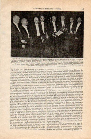 LAMINA V35037: Galardonados de los premios Nobel en 1956
