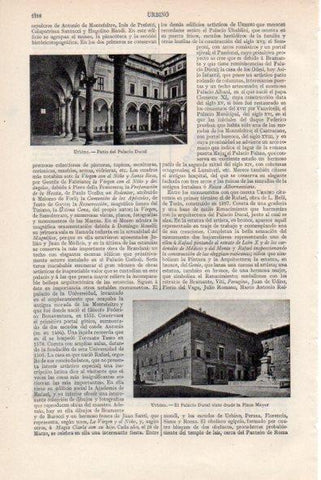 LAMINA V34853: Palacio Ducal en Urbino