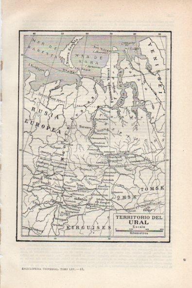 LAMINA V34846: Mapa del territorio del Ural