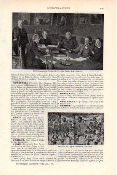 LAMINA V34844: Los teologos de la Facultad de Uppsala por E. Stenberg
